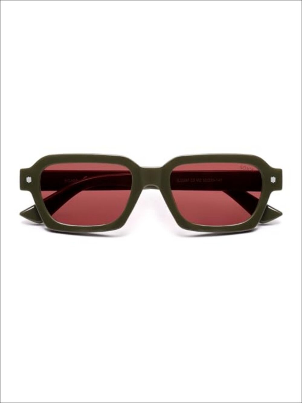 Retro Trendy Polarized UV400 Square Sunglasses for Men Women Full-Frame